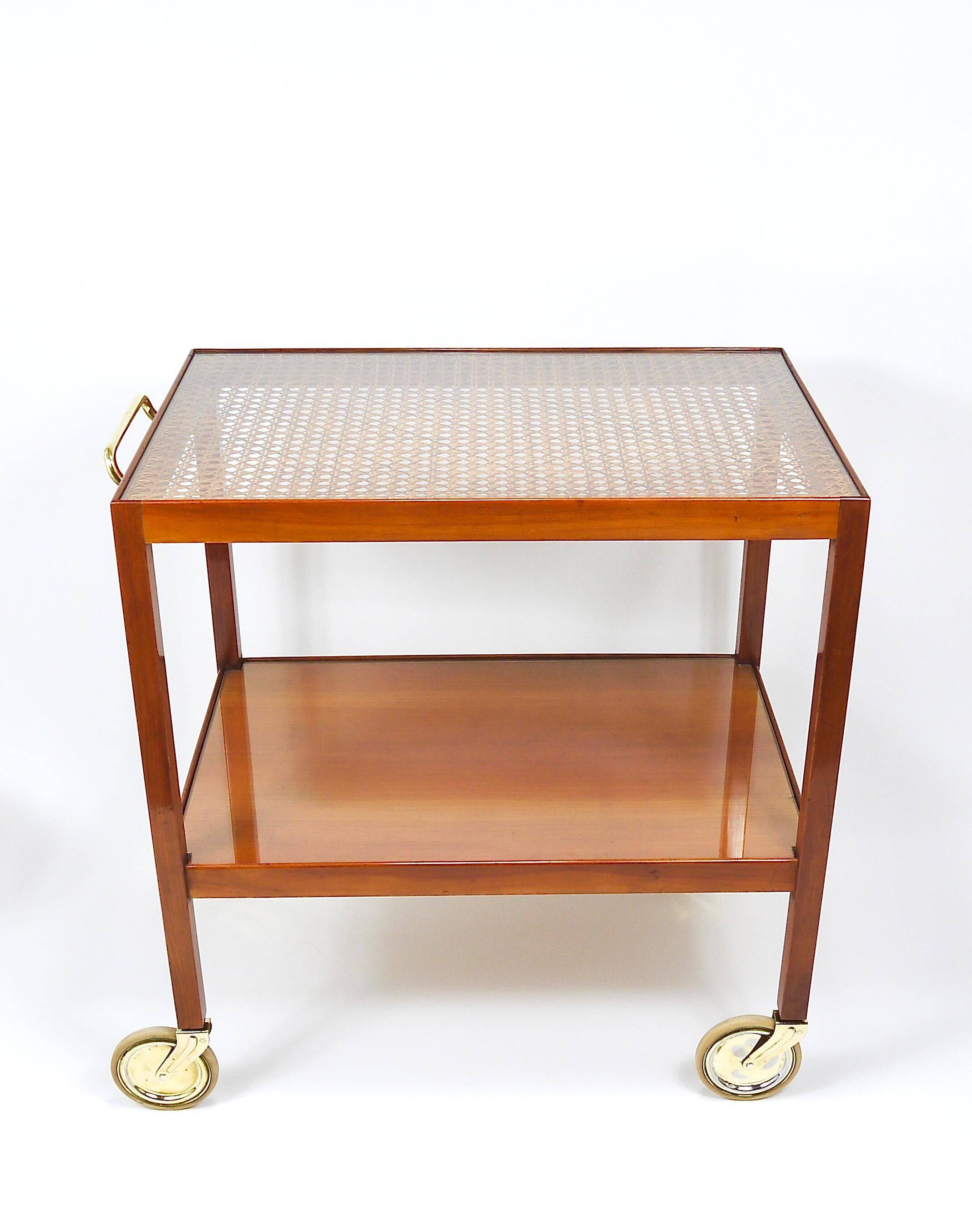 Julius Jirasek Werkstätte Hagenauer Bar Cart, Vienna, 1930s