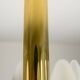 Art Deco Brass and Glass Chandelier, 1930s