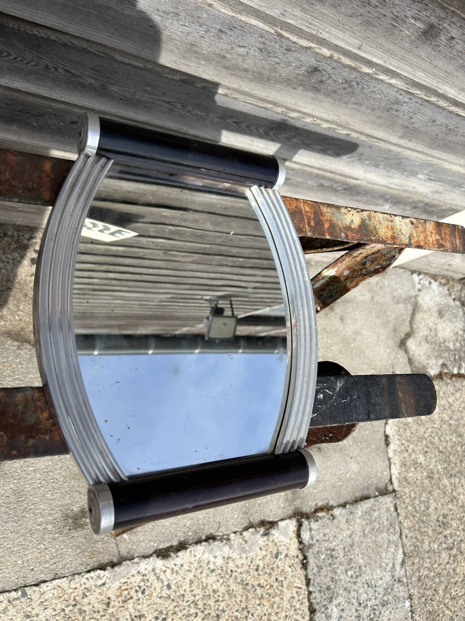 Vintage Art Deco glass plate