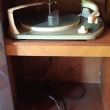 Vintage record player radio cabinet