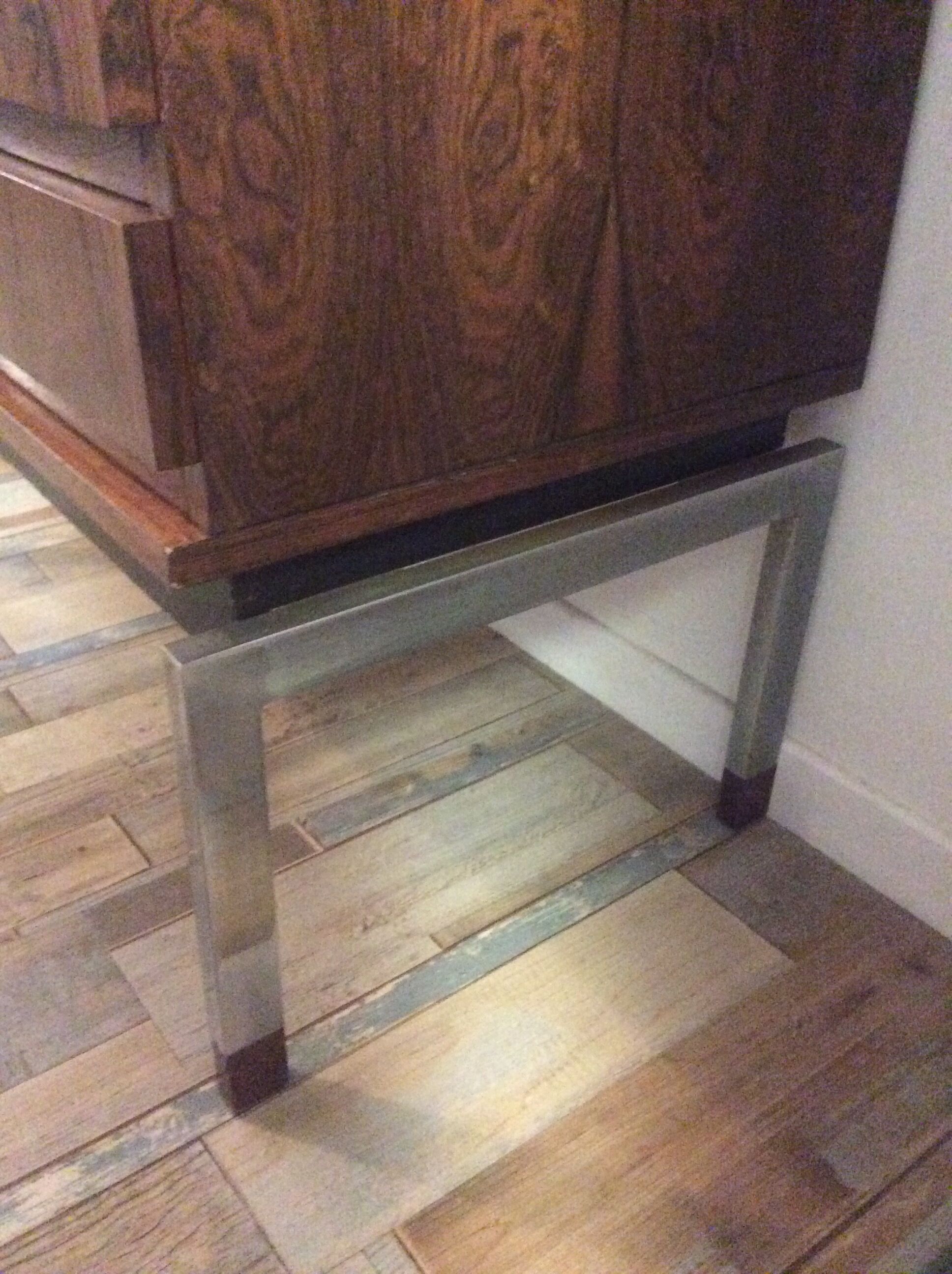 Ensemble Werner Wolfer commode et miroir vintage des années 60