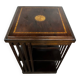 Revolving bookcase in mahogany and marquetry - art deco