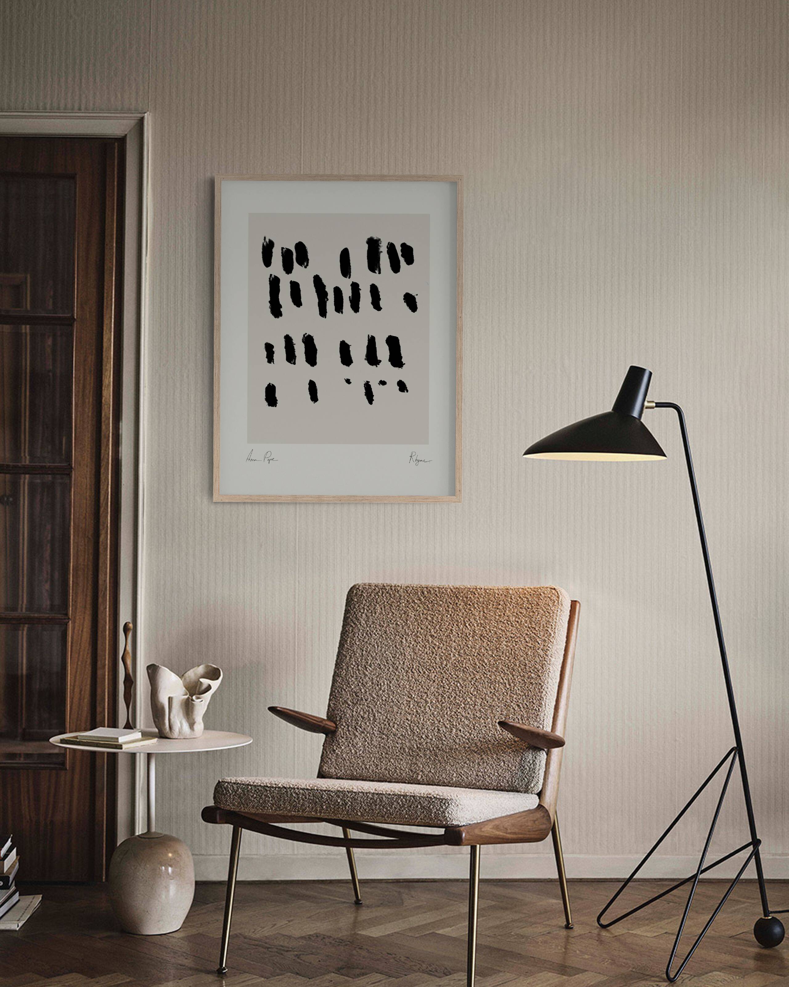 Abstract composition giclee print, 50x70cm
