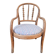 Fauteuil enfant vintage en bois courbé