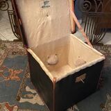 Travel trunk late nineteenth marked "At the start, Paris"