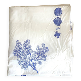 Old linen tablecloth