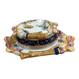 Henriot Quimper butter dish