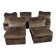 Canapé modulable 5 places en tissu