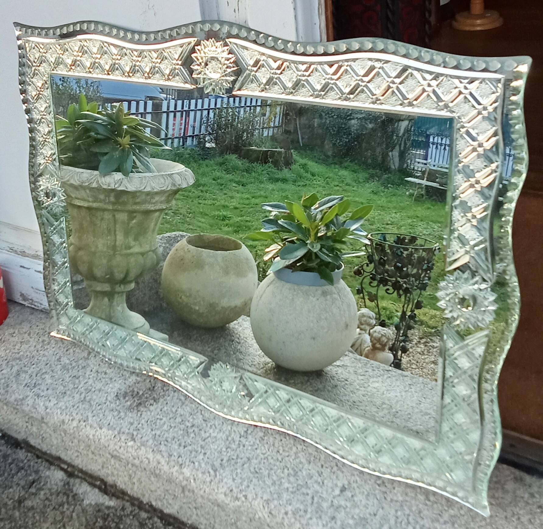 Ancien miroir style venitien