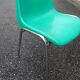 Série de 4 chaises vintage signées design italien années 70