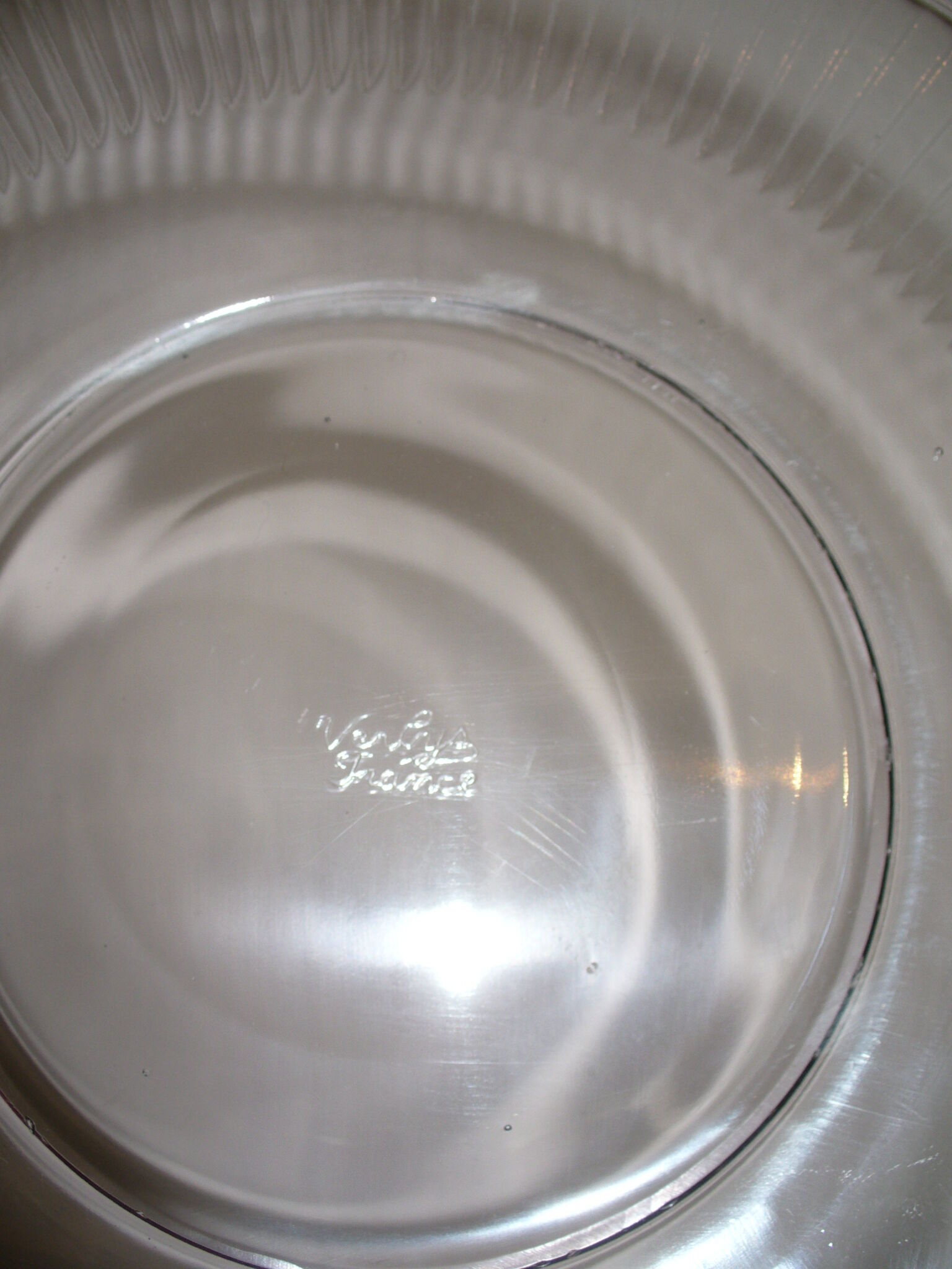 set dessert service signed Verlys of the 30s art deco