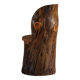 Modern primitive Swedish hand-carved pine stump chair, Wabi Sabi, 1960s