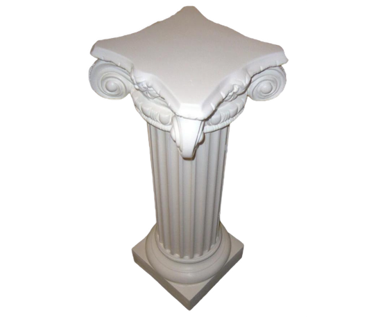 Ionic column 1 m in reinforced plaster