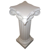 Ionic column 1 m in reinforced plaster