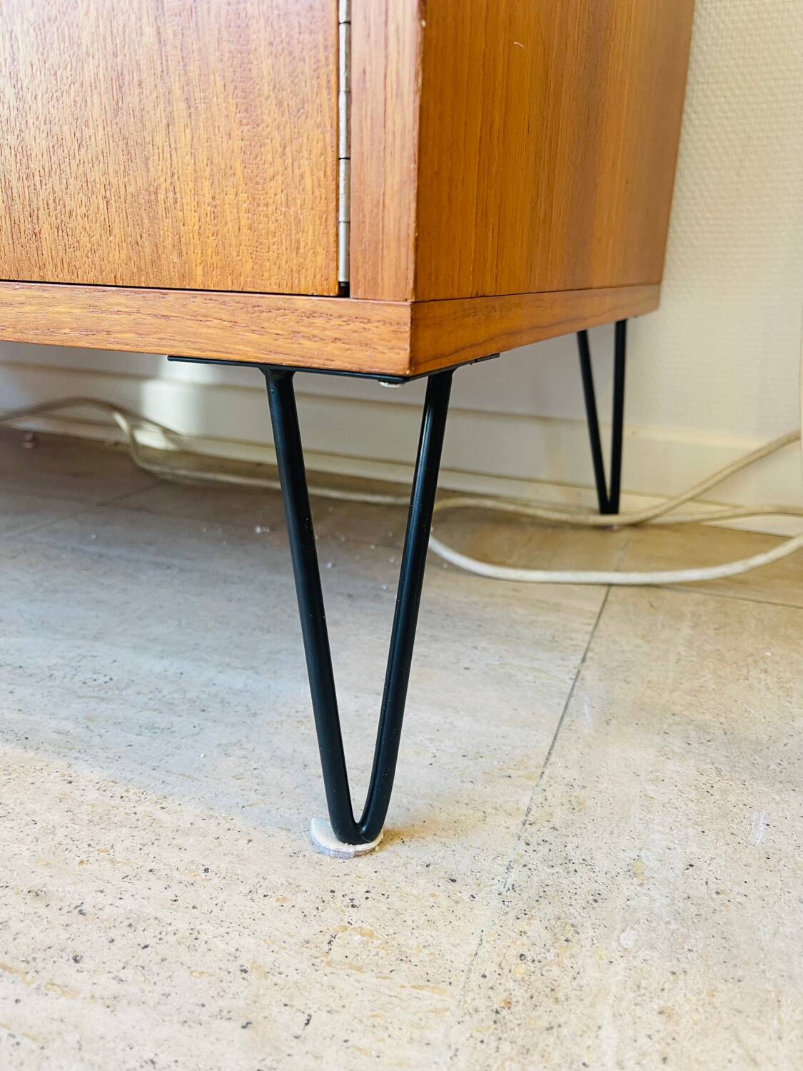 Vintage Scandinavian teak sideboard – 1960