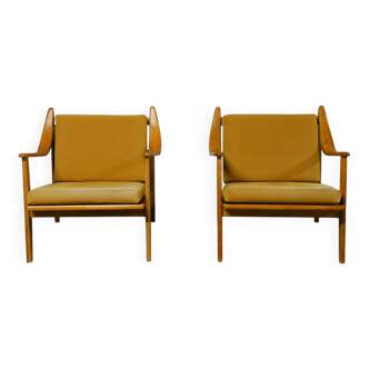 Paire de fauteuil scandinave - Vintage circa 1960