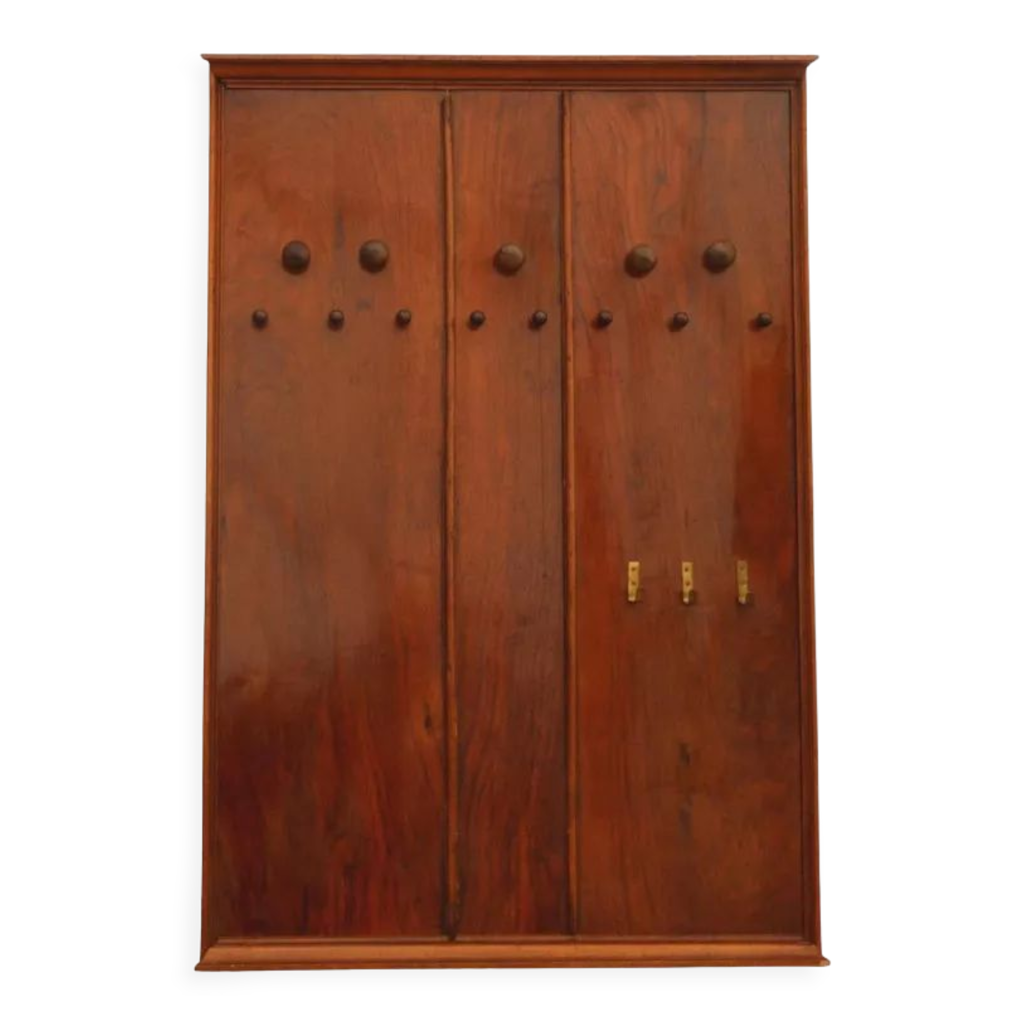 Functionalist wooden wall hanger, 1930´s, Czechoslovakia