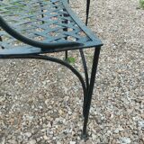 Banc de jardin en fer ancien