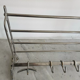 Vintage coat rack, chromed metal, art deco cloakroom