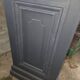 Patinated wooden base for a Medici vase or statue.