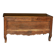 French provincial chest in carved and pegged solid oak, 18th century.