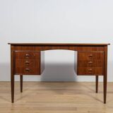 Mid-Century Freestanding Teak Desk, Denmark, 1960s