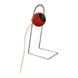 Lampe à poser vintage 1980 eyes ball red