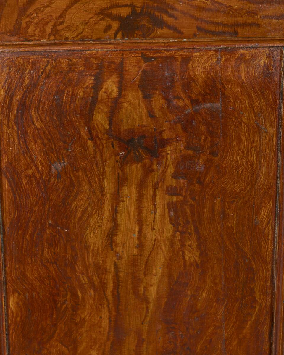 Classic Piedmontese walnut wardrobe from the early 18th century