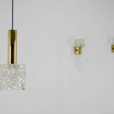 Set of pendant and two wall lights by fagerlund, 1950s