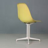 Charles & Ray Eames "La Fonda" Light Yellow Fiberglass Chairs Herman Miller