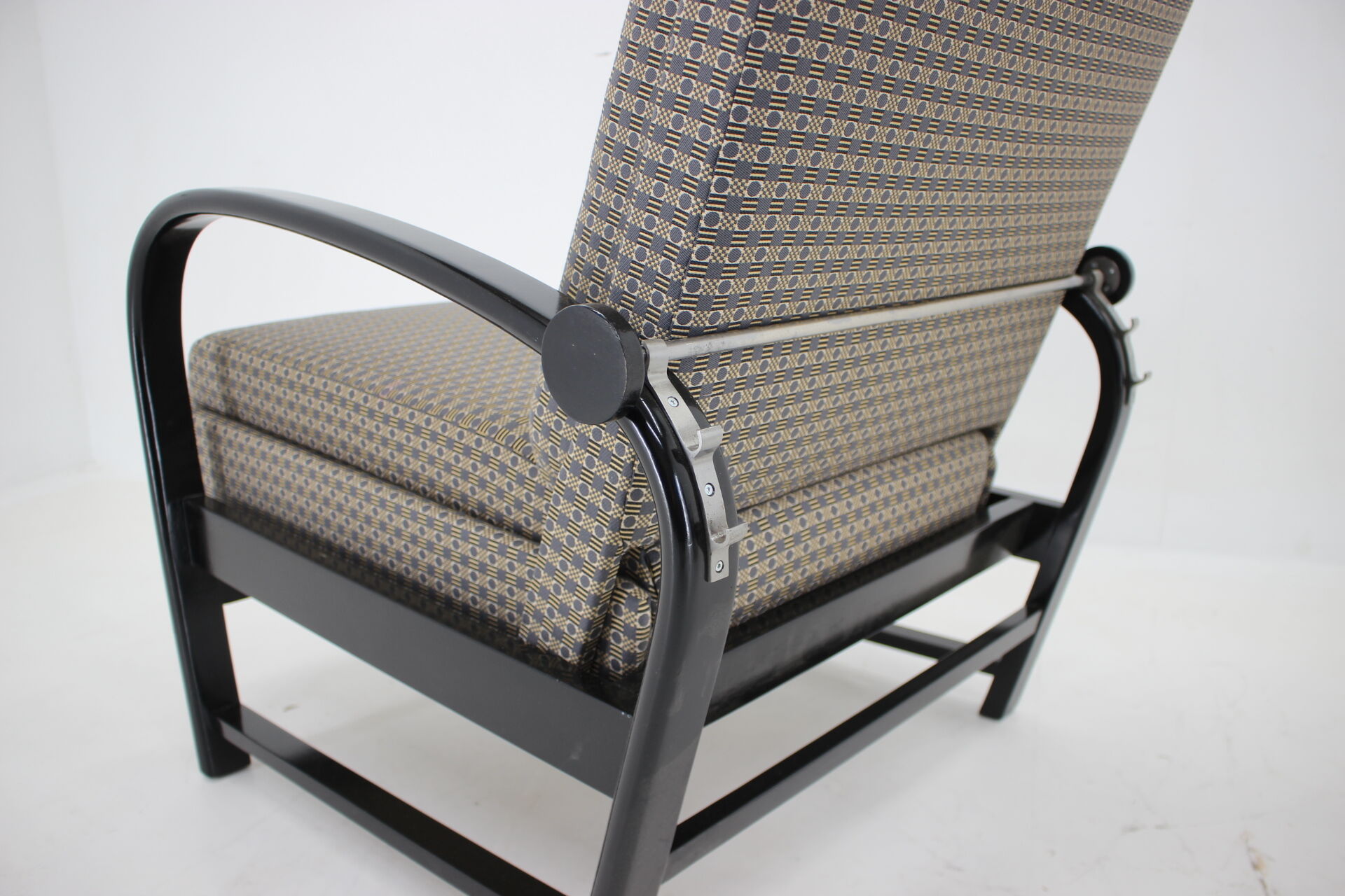 1940s Pair of Kropacek Kozelka Adjustable Armchairs,Czechoslovakia