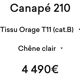 Canapé 210 red edition