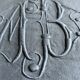 Antique Grey Linen Thread Sheet from the Roof of Paris
