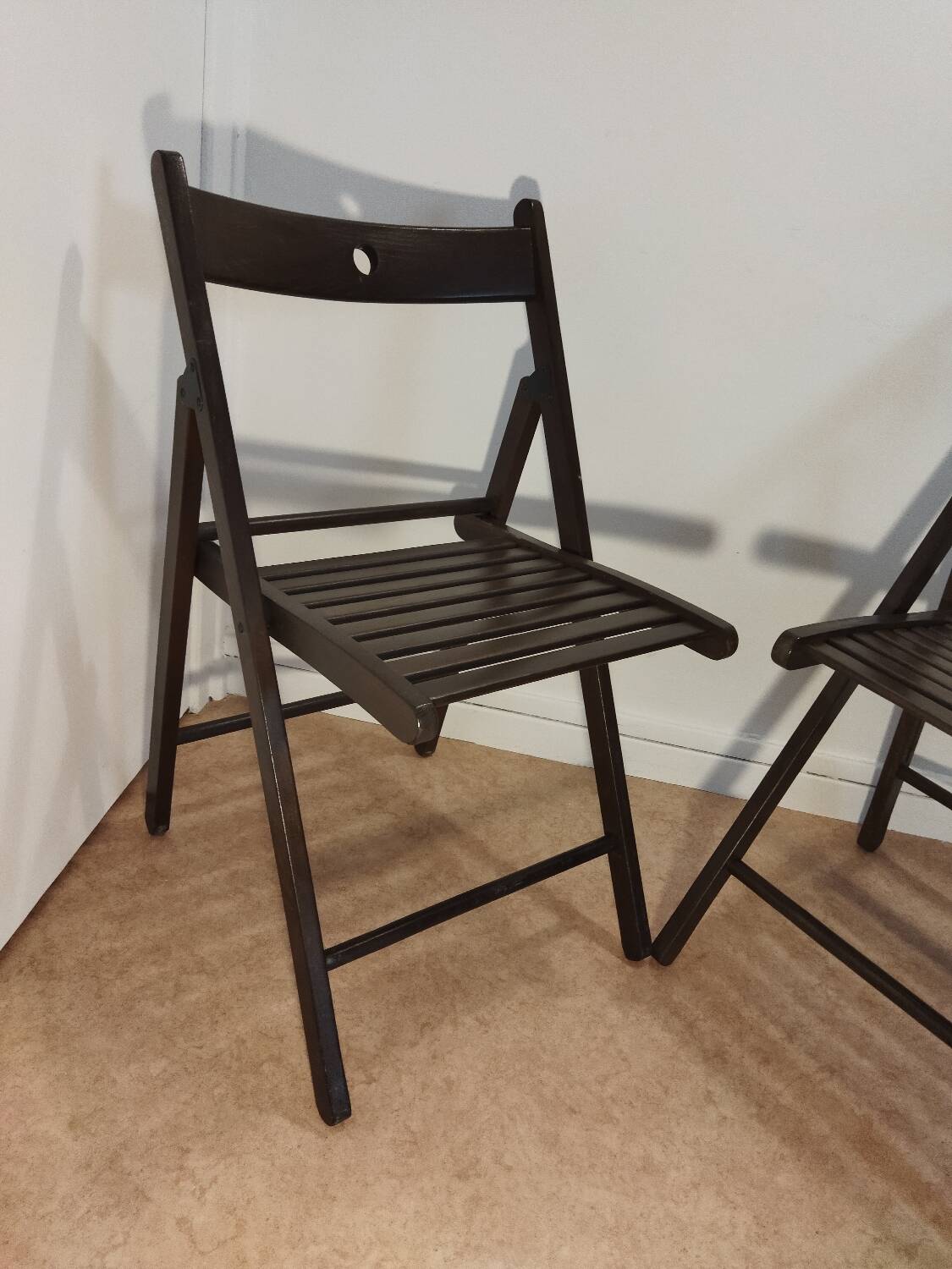 Pair of folding chairs
