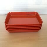 5 American Airlines airplane ramekin cups