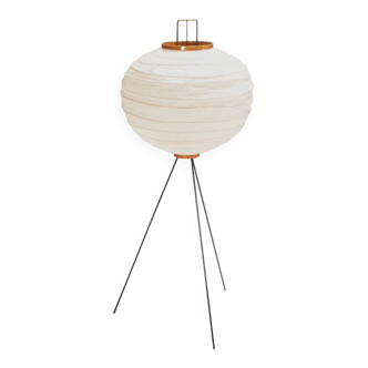 Rare Lampadaire Akari 10D par Isamu Noguchi pour Ozeki, 1950s