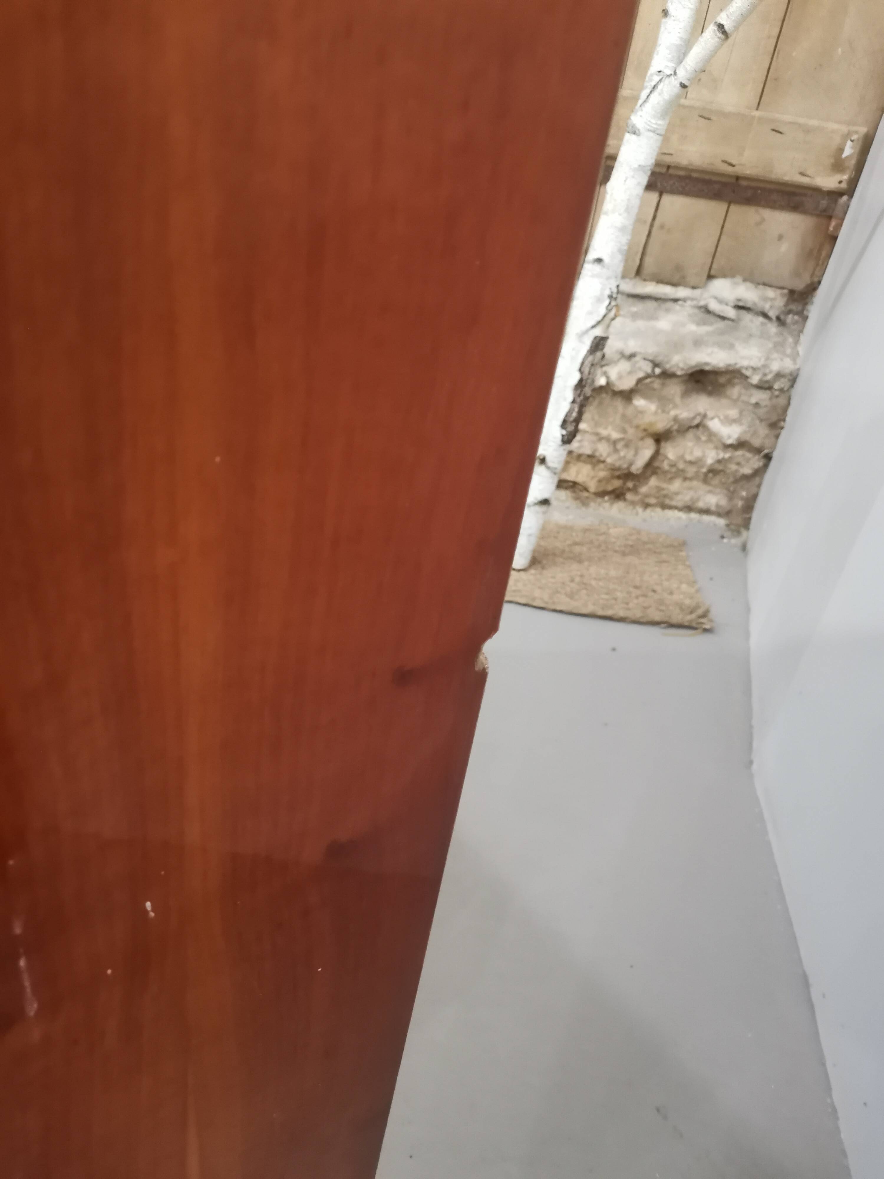 Vintage walnut buffet bar