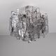 Kalmar Ice Glass chandelier, Austria, 1970s
