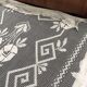 Hand embroidered bed cover with vintage crochet dimension: width -180cm- height -230cm-