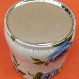 1950s Old lithographed box Blue pink décor