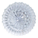 Ceiling light or wall light in moulded glass with diamond point, 1970.