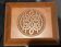 Wooden box carved with Celtic knots – American craftsmanship
