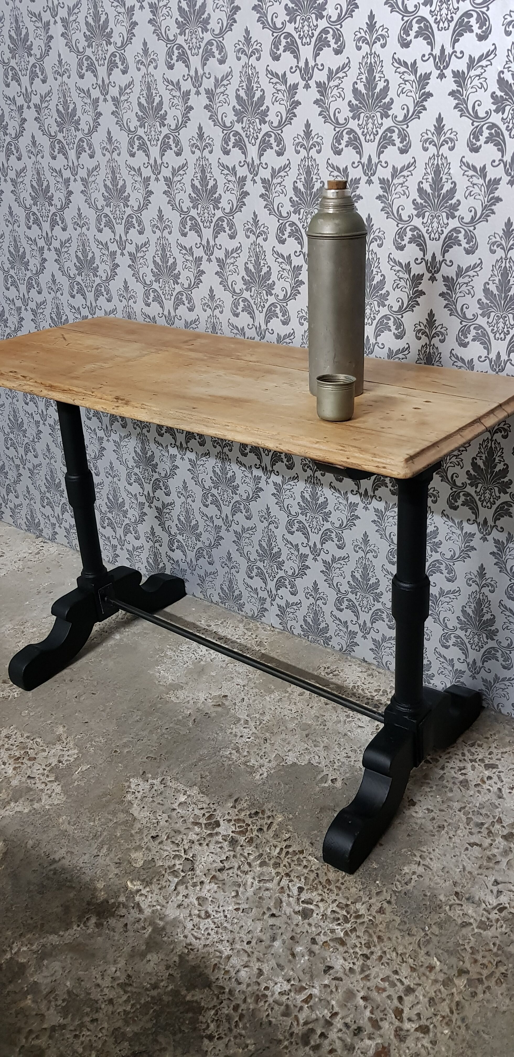 Wooden console table