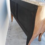 Louis XV chest of drawers in rosewood marquetry