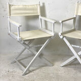 Paire de chaises pliantes