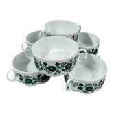 Vintage Rosenthal Monbijou Giscard soup/bouillon bowls (x6)