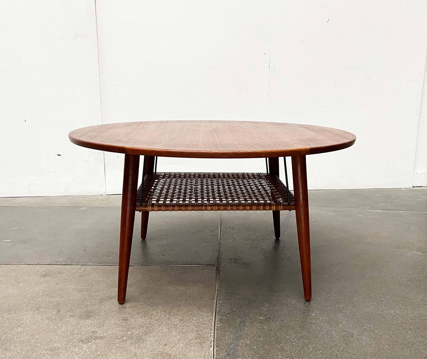 Mid-century modern Danish teak coffee table from the 1960s.