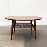 Mid-century modern Danish teak coffee table from the 1960s.