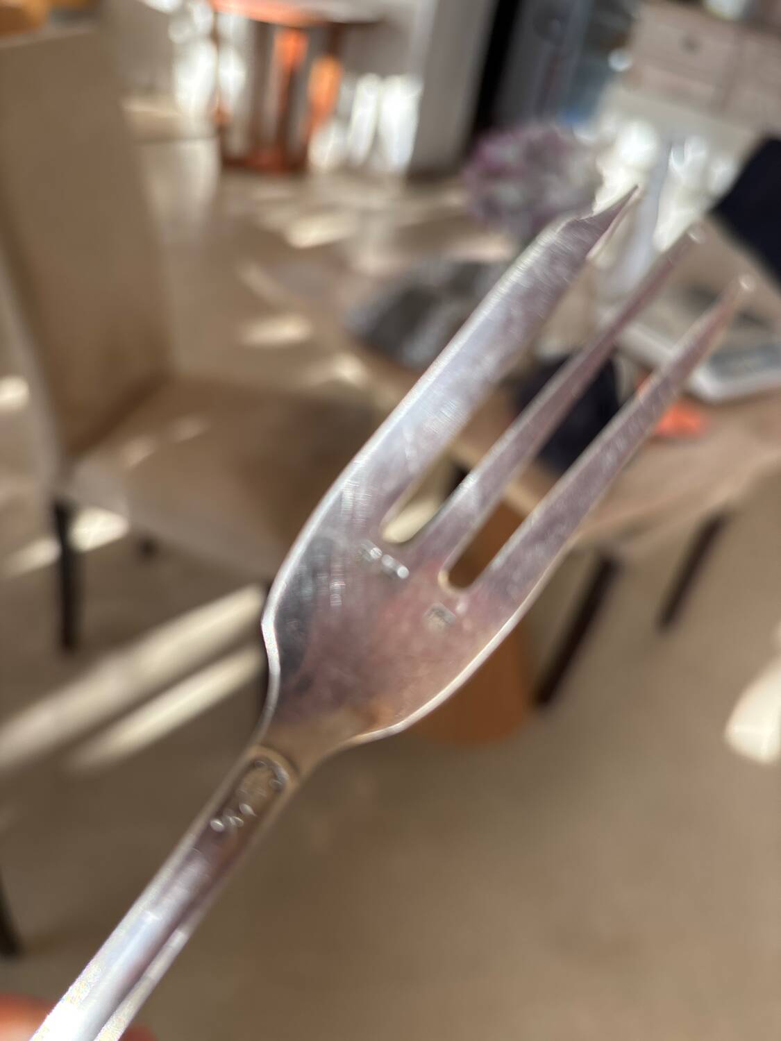 12 Christofle solid silver forks