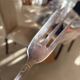 12 Christofle solid silver forks